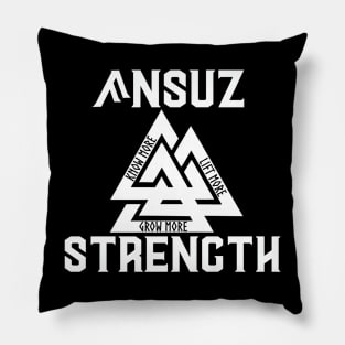 AS Valknut White Pillow