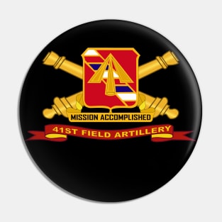 41st Field Artillery w Br - Ribbon Pin