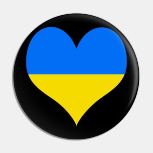 A Heart for Ukraine Pin