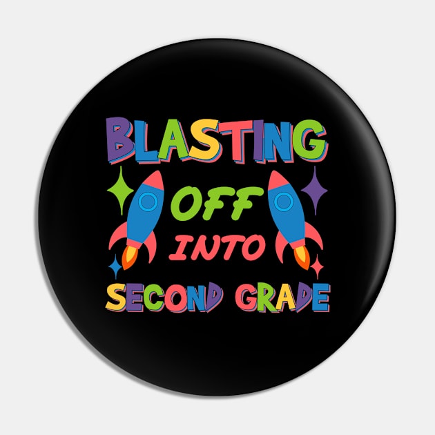 Blasting Off Into second  grade Teachers Rocket Trail Guiding from Kindergarten to Second Grade Pin by greatnessprint