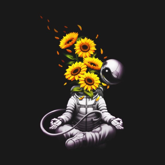 Meditation Astronaut Spring by Tobe_Fonseca