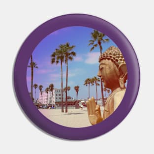 Beach Buddha Pin