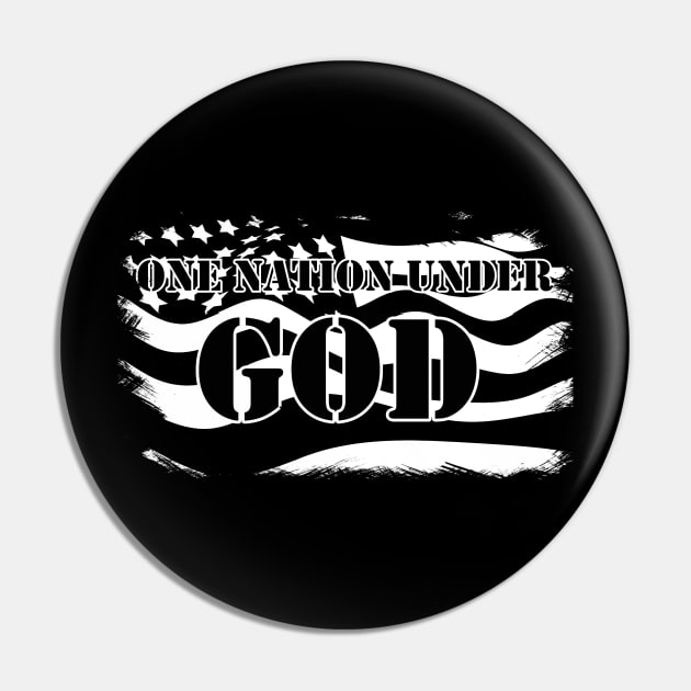 One Nation Under God Pin by Mi Bonita Designs