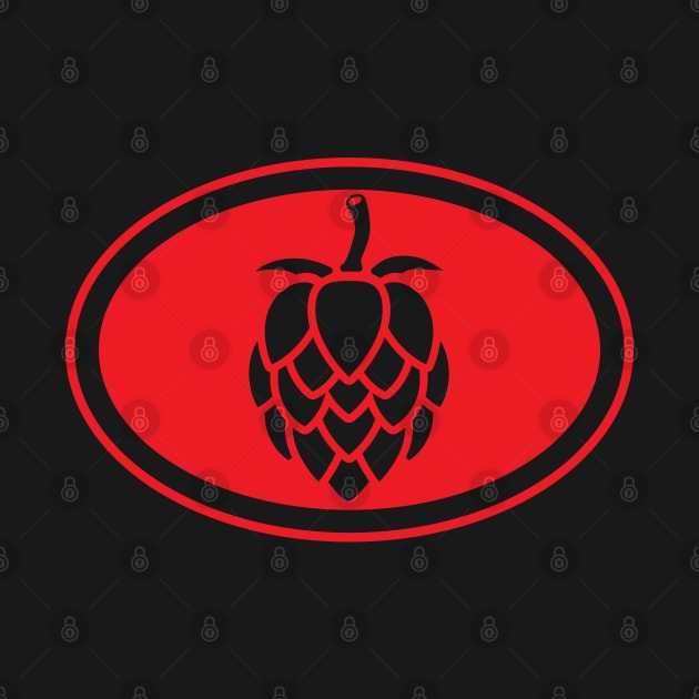 The Beer Hops (red) by dkdesigns27