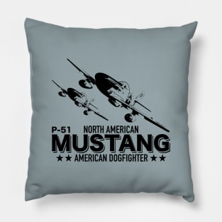 North American P-51 Mustang Pillow