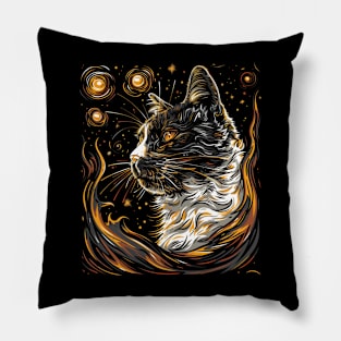 Catzilla Cat Strikes Back Pillow