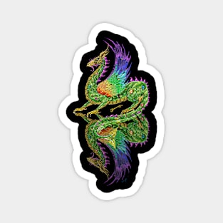 Clockwork dragon Magnet