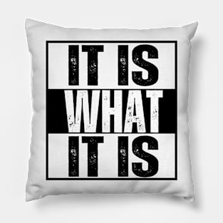 It is what it is.. Pillow