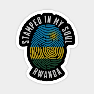 Stamped in My Soul Rwanda Flag Rwandan Proud Magnet