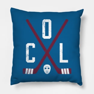 COL Retro Sticks - Blue Pillow