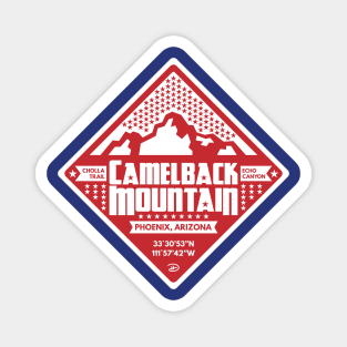 Camelback Mountain (Red) - Americana Magnet