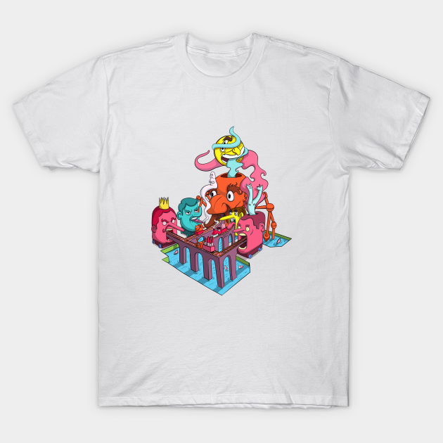 Discover The mouths and spirits coaster - Theme Park - T-Shirt