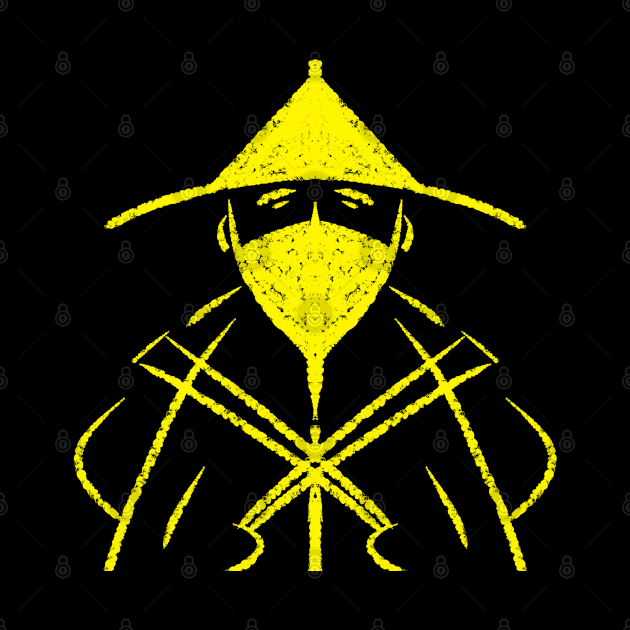 Yellow Ninja Samurai by FariDesigns 