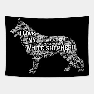 I love my white shepherd Tapestry