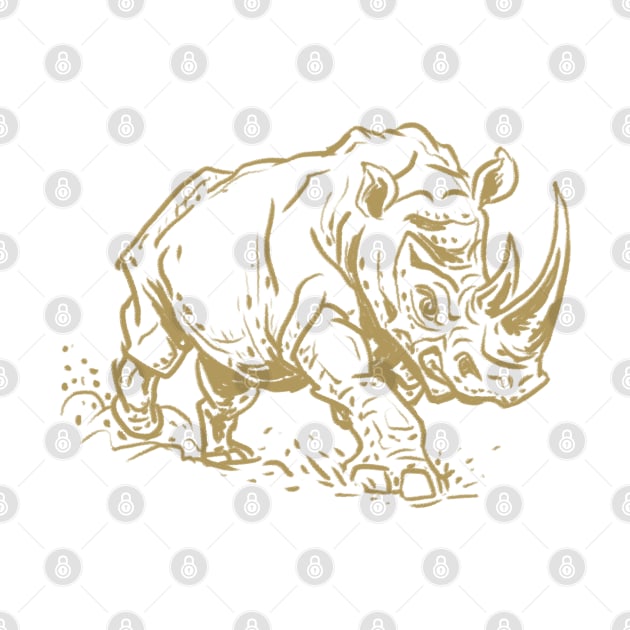 Rhino Run Wild, Rhinoceros by Studio DAVE