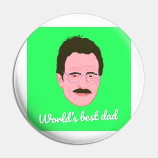 World's Best Dad Pin