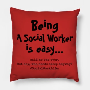 social worker Pillow