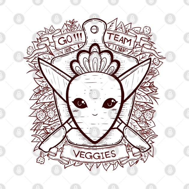 Carrot and Knife Coat of Arms by zarya_kiqo