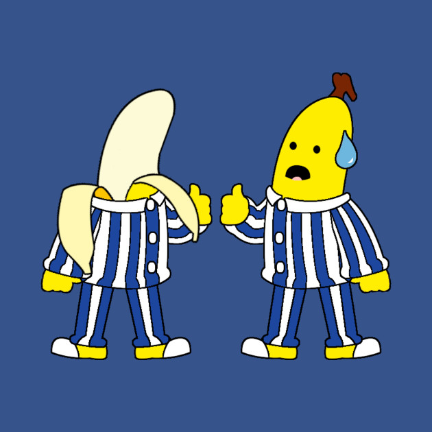 Disover Bananas in Pijamas parody 90s retro humor - Retro - T-Shirt