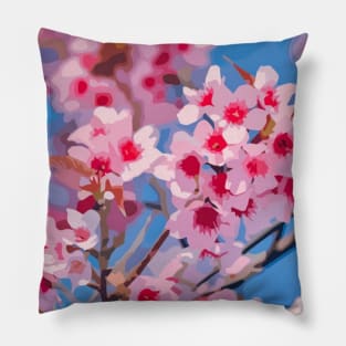 Cherry Blossoms in Bloom Pillow