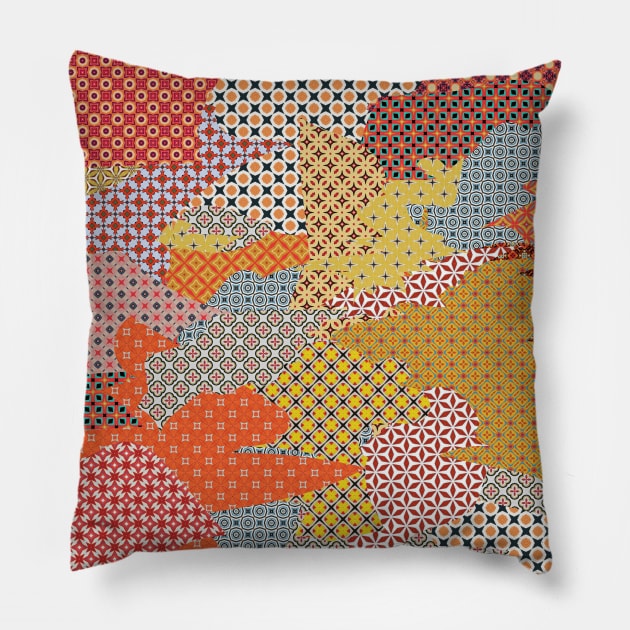 Pattern Collage Pillow by ConradGarner