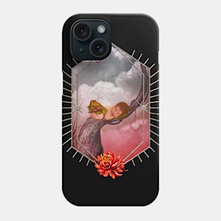 Cute sleeping fairy baby. Phone Case