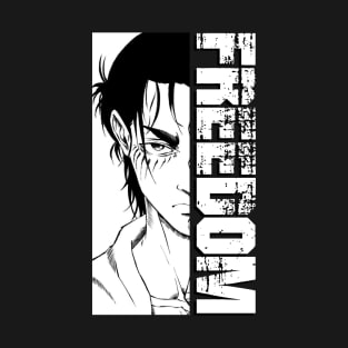 Anime Merch Fanart Eren Yeager T-Shirt