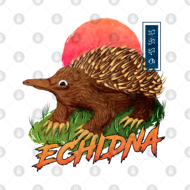 Echidna - white by Thor Reyes