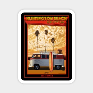 SURF HUNTINGTON BEACH SURF CITY USA Magnet