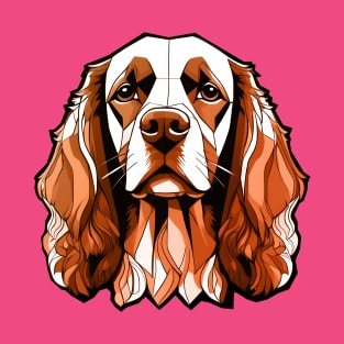 Dog Spaniel 1 art T-Shirt