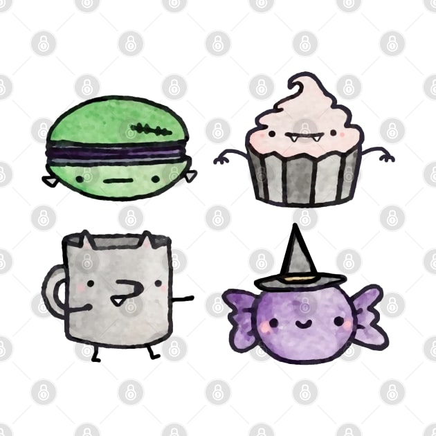 Tasty Little Monster Treats by staceyromanart