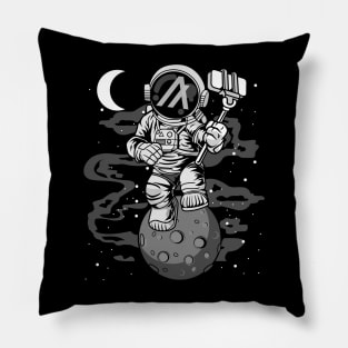 Astronaut Selfie Algorand ALGO Coin To The Moon Crypto Token Cryptocurrency Wallet Birthday Gift For Men Women Pillow