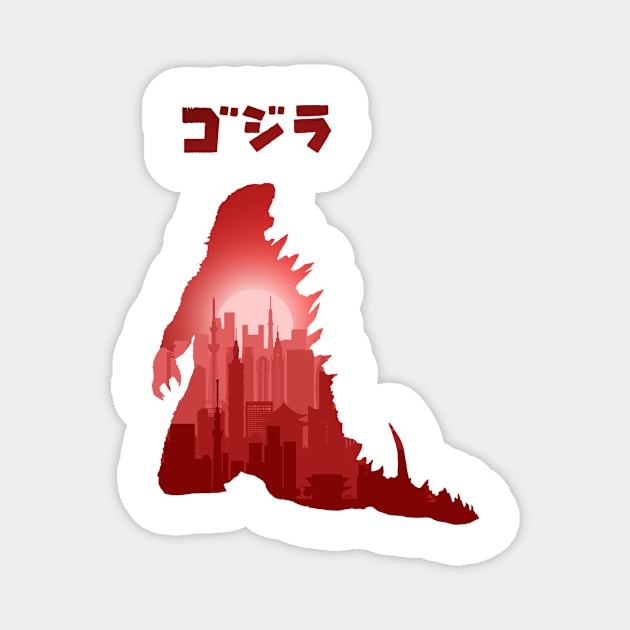 Godzilla Magnet by Cmmndo_Sev