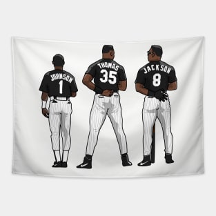 White trio Tapestry