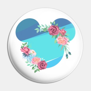 Toothpaste Wall Floral Mouse Pin