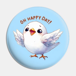 Happy Bird Pin