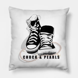 Chuck and Pearls Pillow