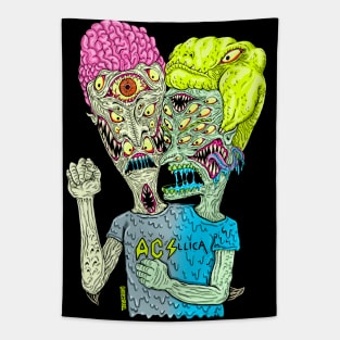 Metal Monsters Tapestry