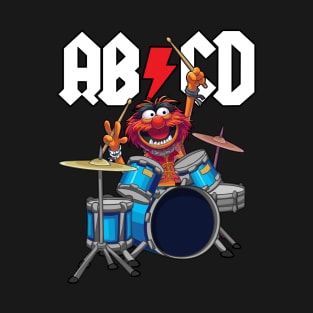 AB-CD Animal Drummer Rocking The Muppets Show T-Shirt
