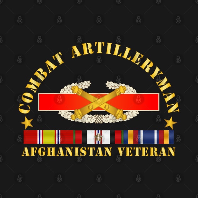 Combat Artilleryman Badge - Afghanistan Vet w SVC by twix123844