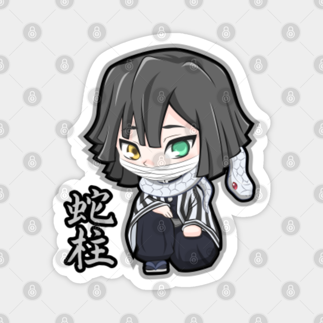 Chibi Obanai Kimetsu no Yaiba Hashira - Kimetsu No Yaiba - Magnet ...