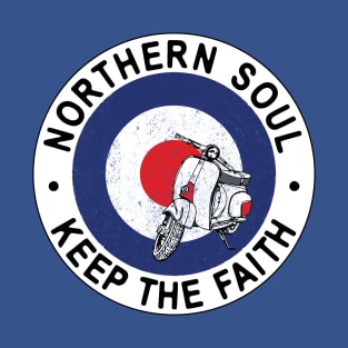 Northern Soul MODs Scooter Manchester Blackpool Stoke Wigan T-Shirt