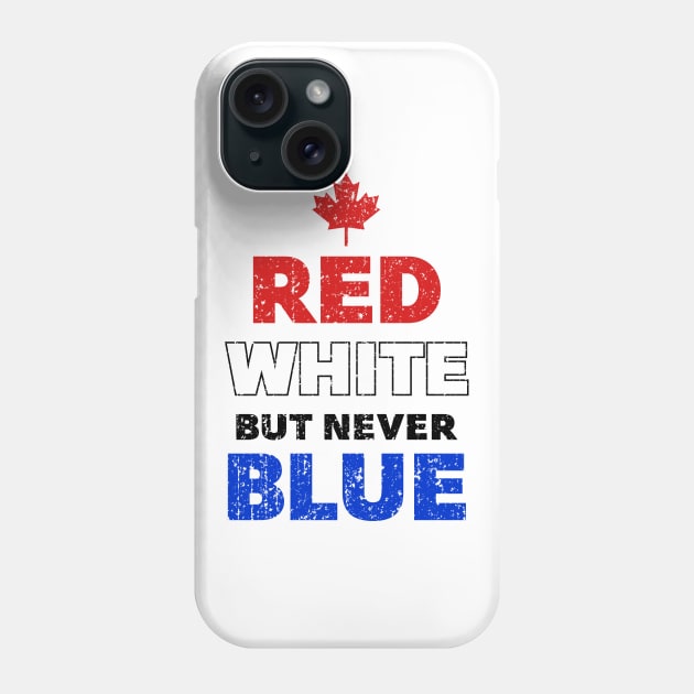 Red White but never Blue (Worn) Phone Case by Roufxis