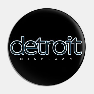 Detroit Michigan Pin