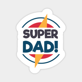 Super Dad Burger Magnet