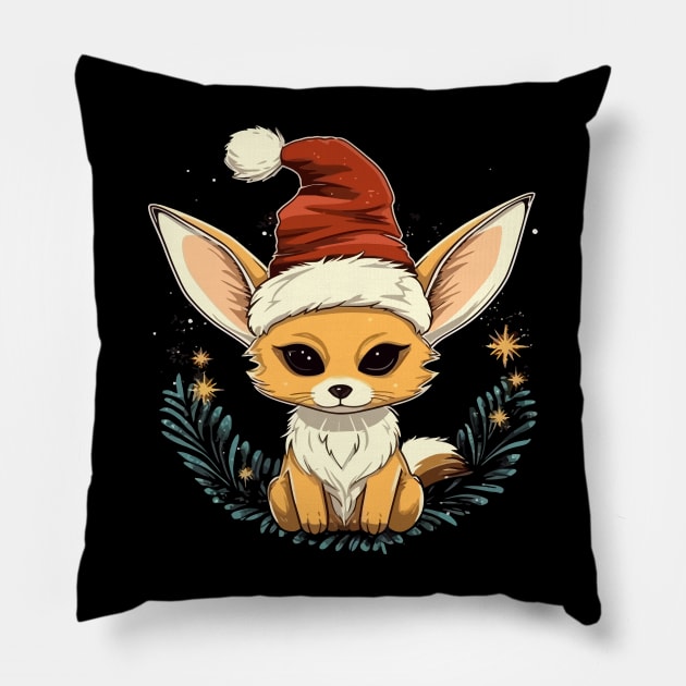 Fennec Fox Christmas Pillow by JH Mart