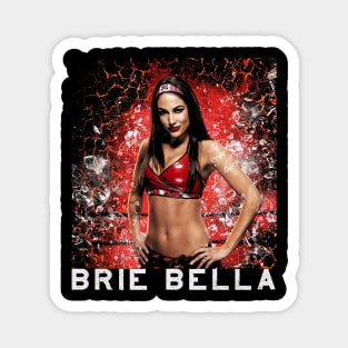 Brie Bella Woman Wrestling Magnet