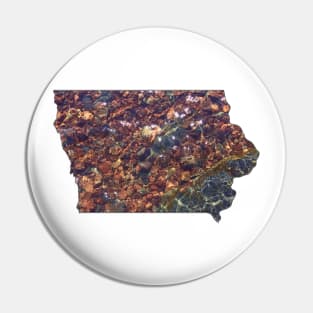 Iowa Outline Pin