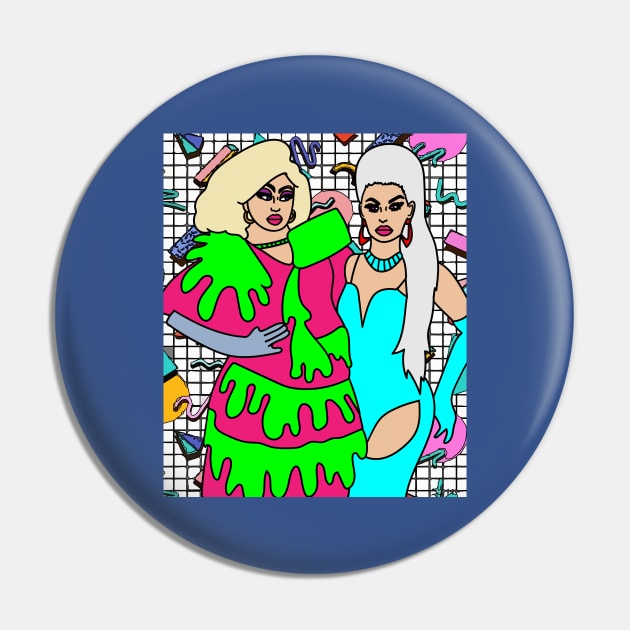 Proud Drag Queen Inspired Pin by flofin