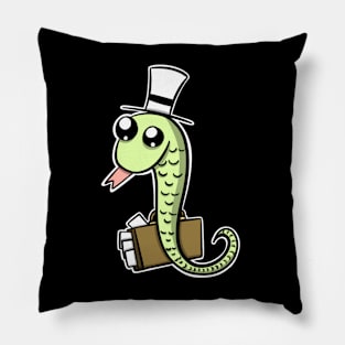 Cartoon Business Snake Pillow